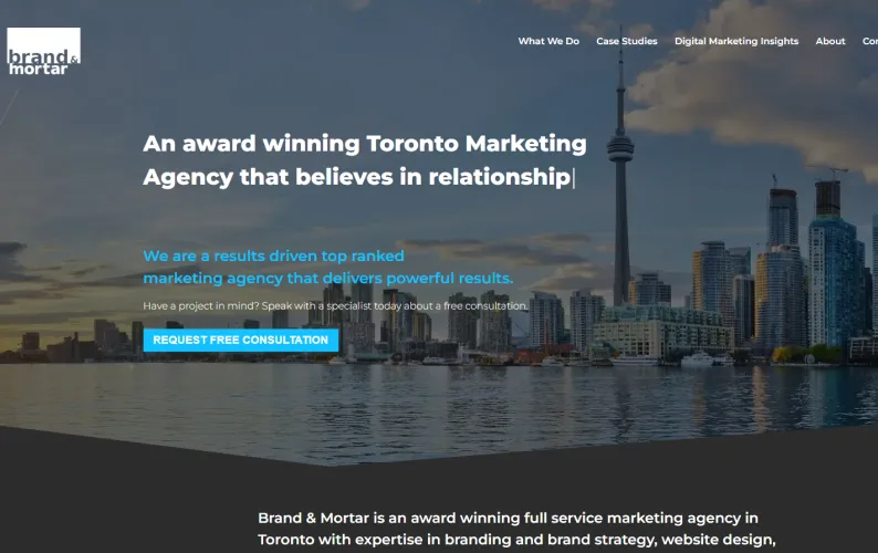 Brand & Mortar is among the leading digital marketing agencies in Toronto