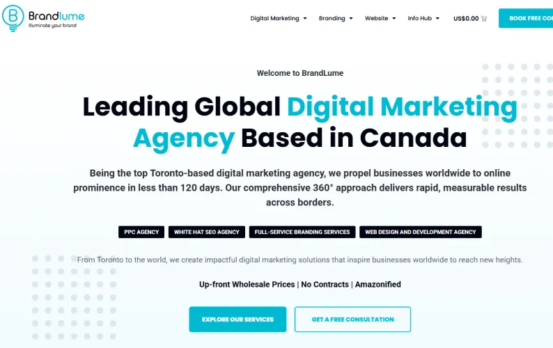 BrandLume is among the leading digital marketing agencies in Toronto